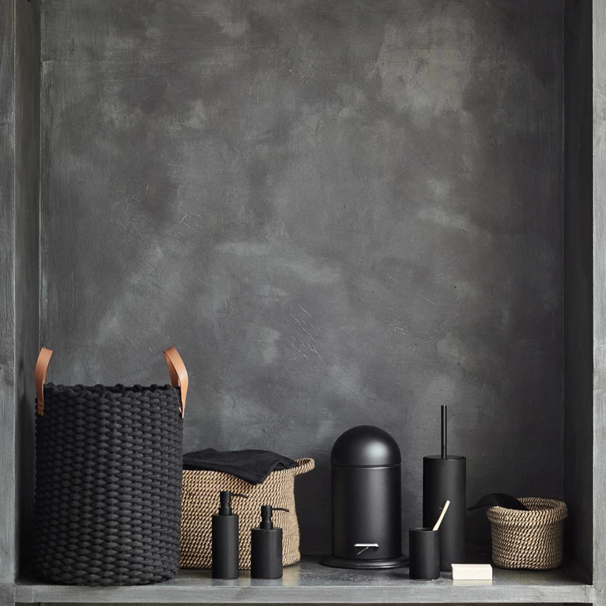 Aquanova Rudon Wasmand 43 L - Zwart - Afbeelding 6