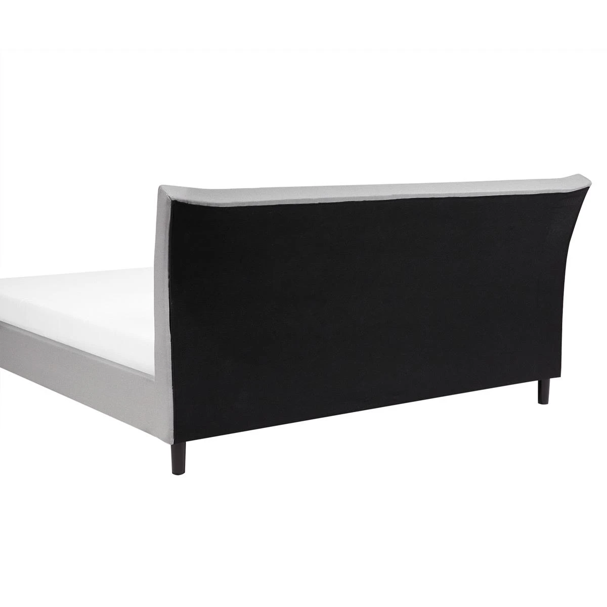 Beliani-SAVERNE -Tweepersoonsbed-Grijs-180 X 200 Cm-Polyester - Afbeelding 6