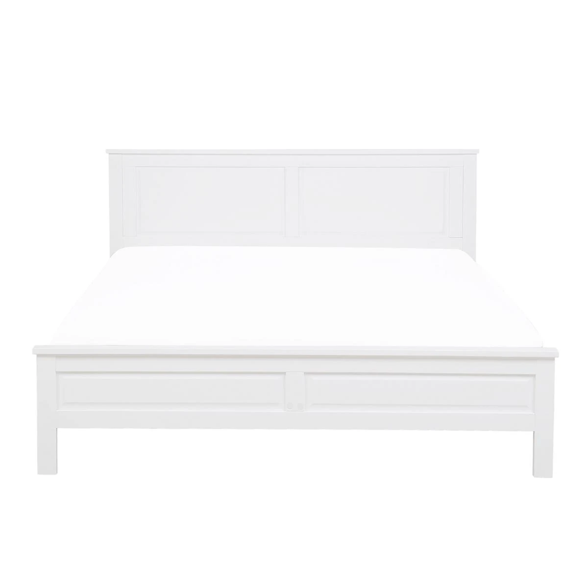 Beliani - OLIVET - Tweepersoonsbed - Wit - 160 X 200 Cm - Dennenhout - Afbeelding 3