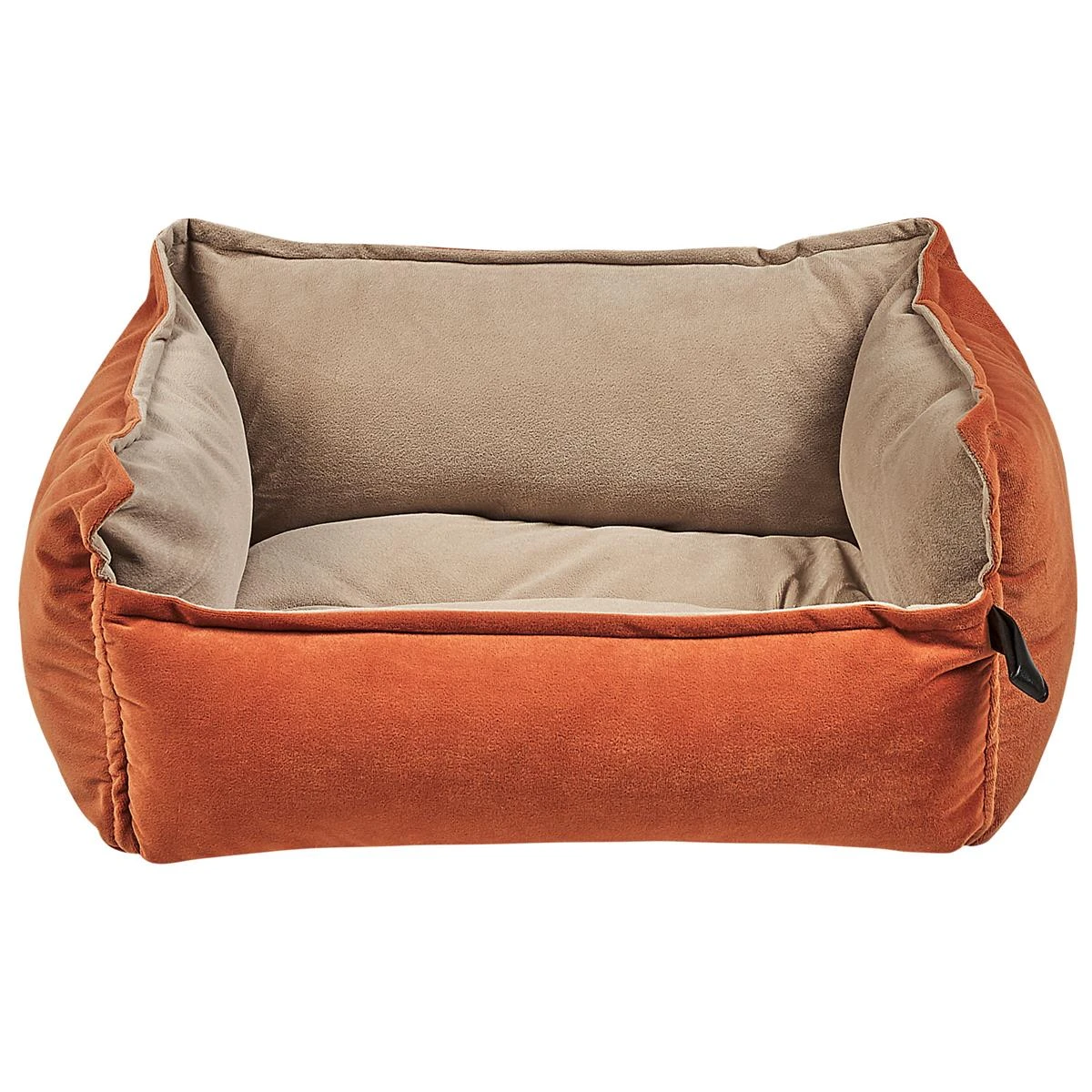 Beliani - IZMIR - Dierenbed - 50 Cm - Beige - Fluweel - Afbeelding 5