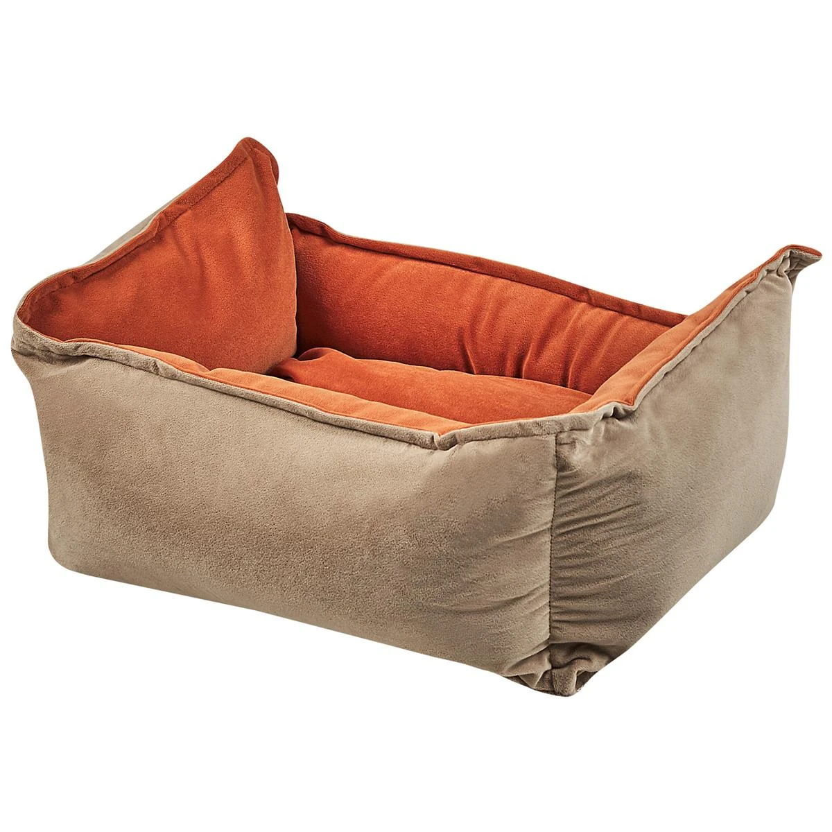 Beliani - IZMIR - Dierenbed - 50 Cm - Beige - Fluweel - Afbeelding 6