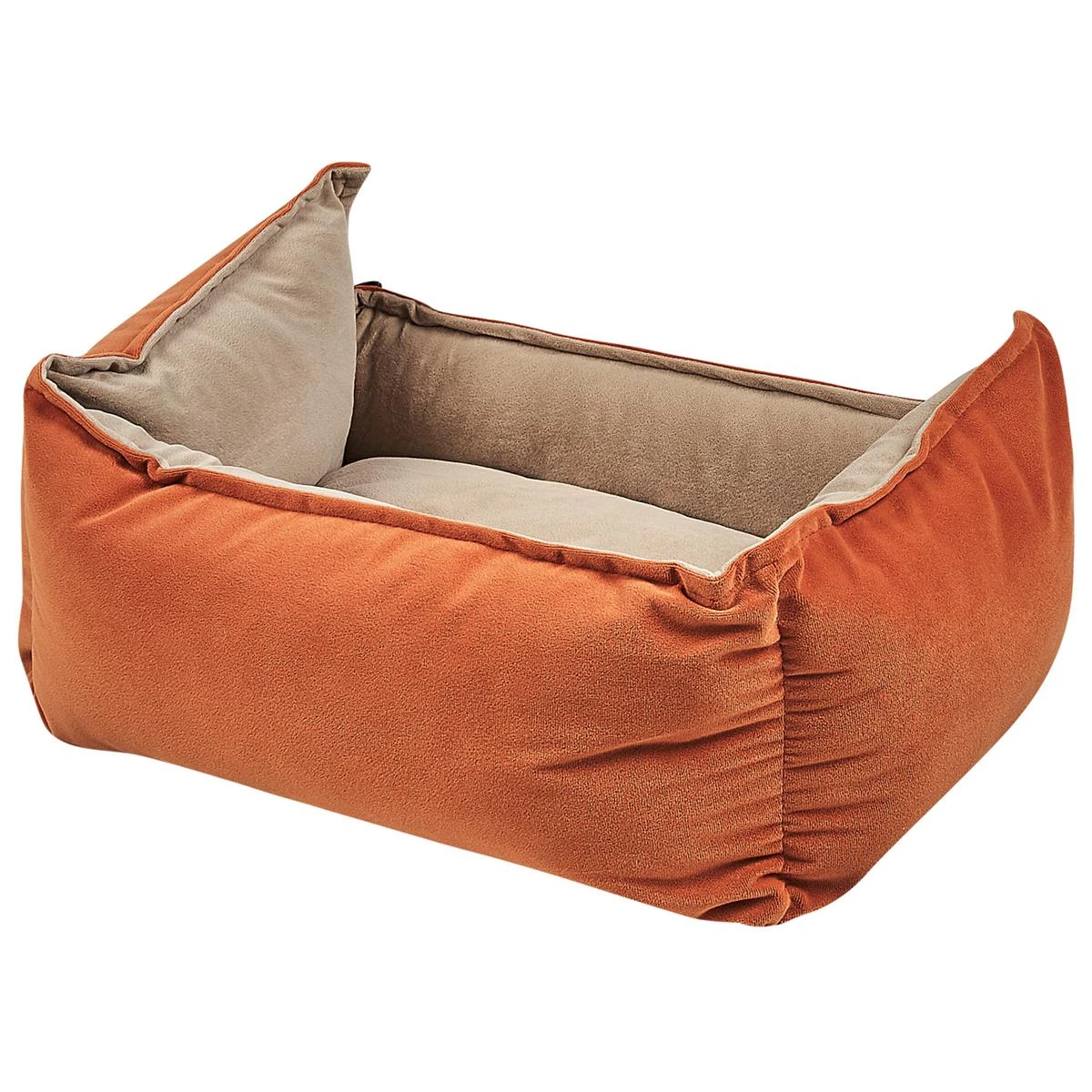 Beliani - IZMIR - Dierenbed - 50 Cm - Beige - Fluweel - Afbeelding 7