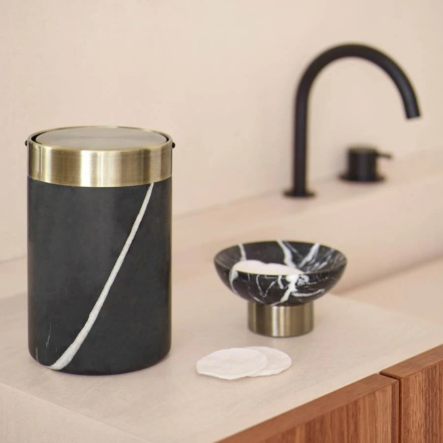 Aquanova Nero Make-up Afvalbakje - Zwart - Afbeelding 2