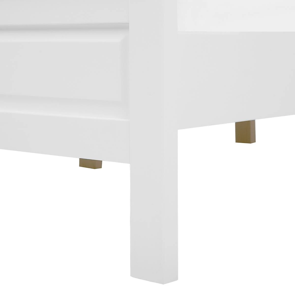 Beliani - OLIVET - Tweepersoonsbed - Wit - 160 X 200 Cm - Dennenhout - Afbeelding 9