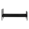 Woood Mees Bed 90 X 200 Cm - Zwart