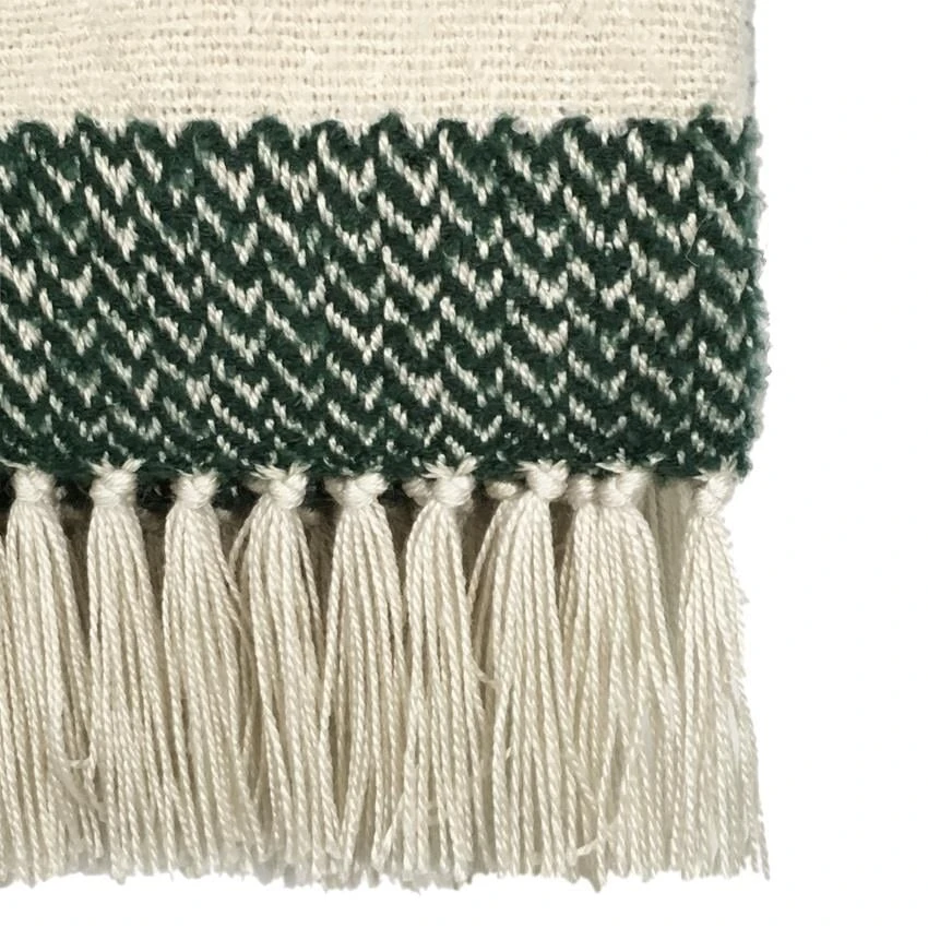 Malagoon Sahara Grainy Green Plaid 125 X 150 Cm - Afbeelding 4