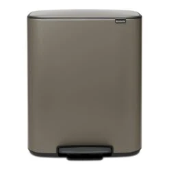 Brabantia Bo Pedaalemmer 2 X 30 L - Platinum