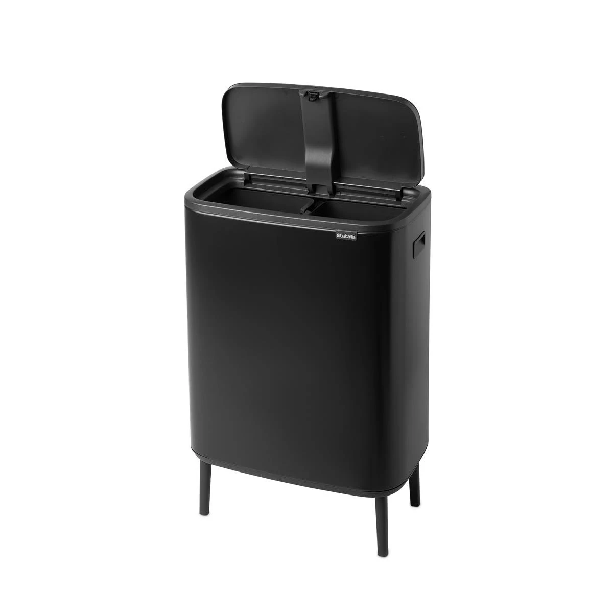 Brabantia Bo Touch Bin Hi Afvalemmer 2 X 30 L - Zwart - Afbeelding 9