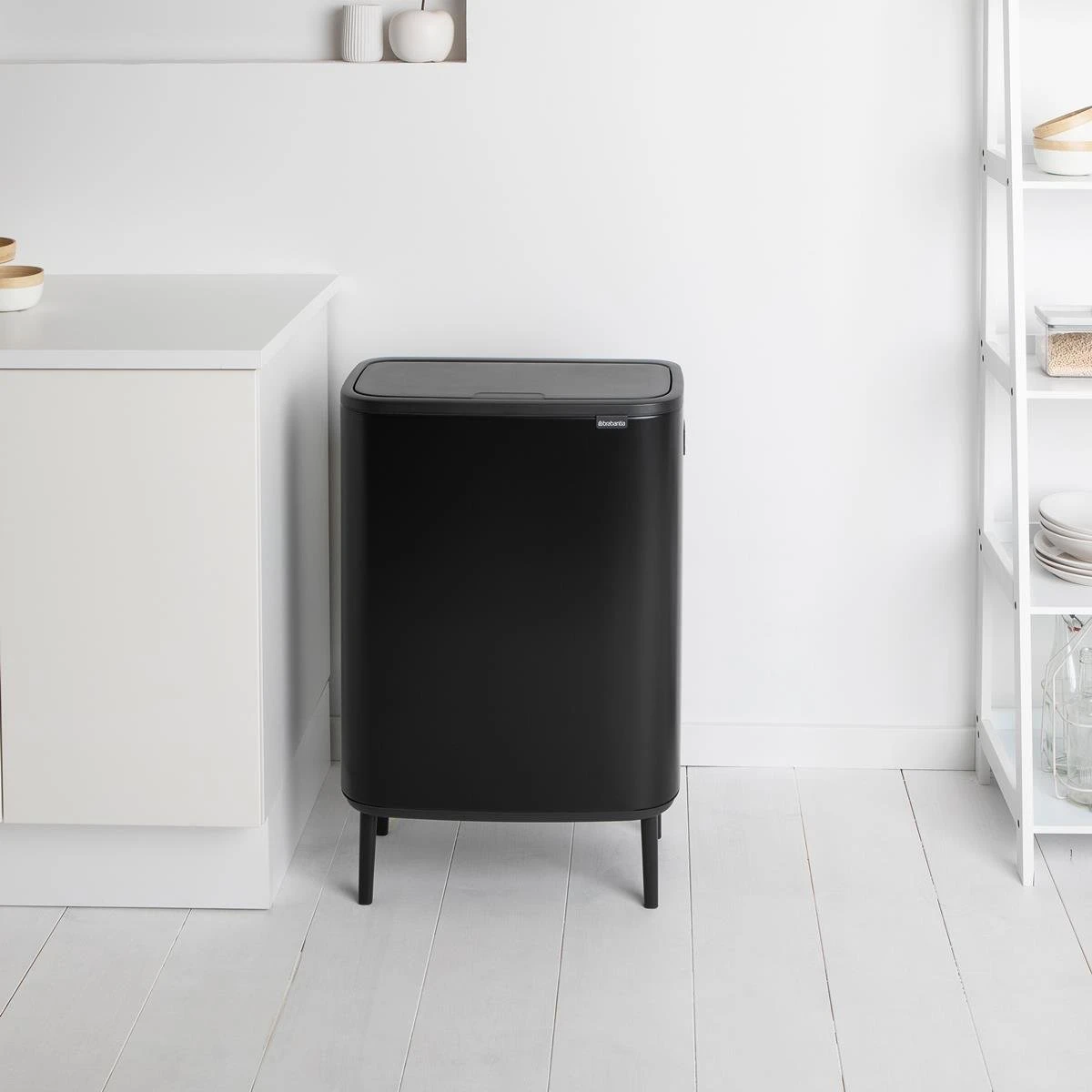 Brabantia Bo Touch Bin Hi Afvalemmer 2 X 30 L - Zwart - Afbeelding 12