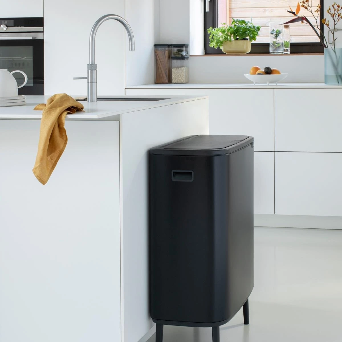 Brabantia Bo Touch Bin Hi Afvalemmer 2 X 30 L - Zwart - Afbeelding 13