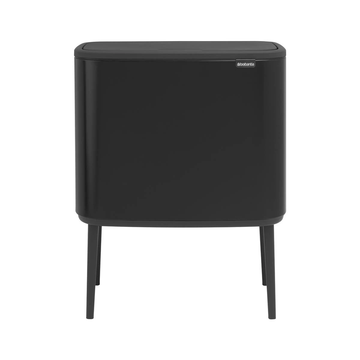 Brabantia Bo Touch Bin Afvalemmer 11 + 23 L - Zwart