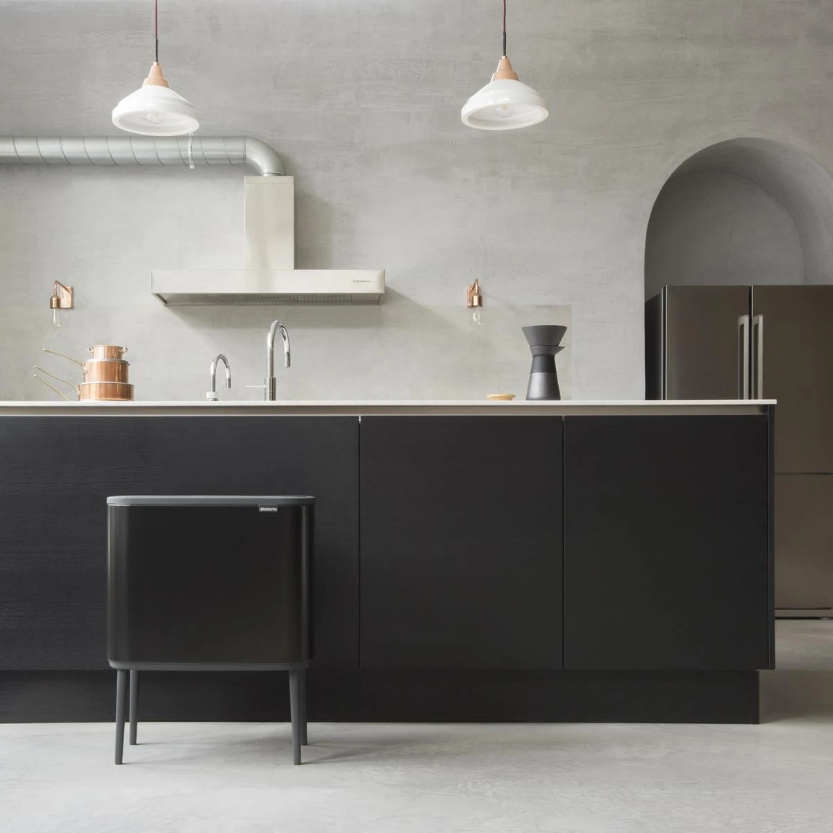 Brabantia Bo Touch Bin Afvalemmer 11 + 23 L - Zwart - Afbeelding 11