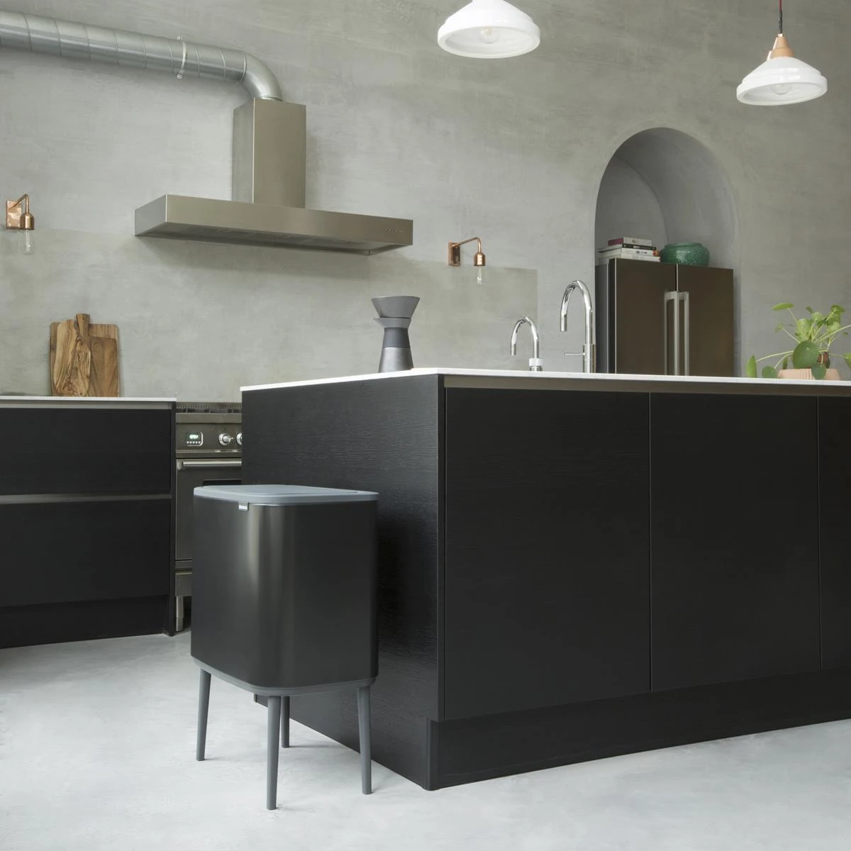 Brabantia Bo Touch Bin Afvalemmer 11 + 23 L - Zwart - Afbeelding 12