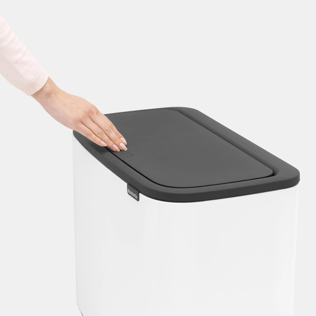 Brabantia Bo Touch Bin Afvalemmer 3 X 11 L - Wit - Afbeelding 11