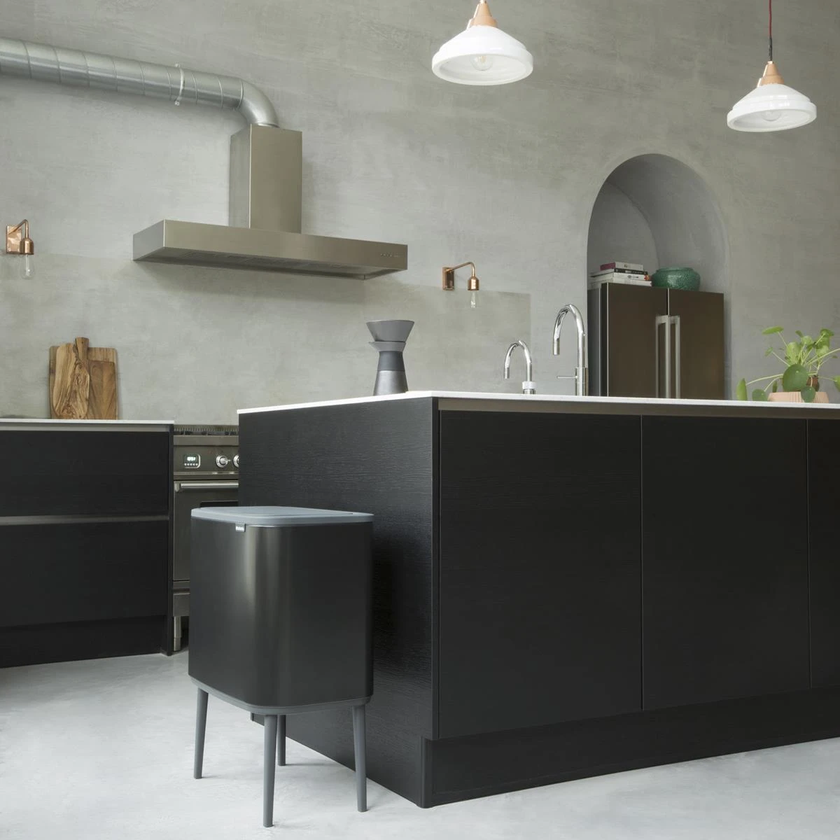 Brabantia Bo Touch Bin Afvalemmer 3 X 11 L - Zwart - Afbeelding 11