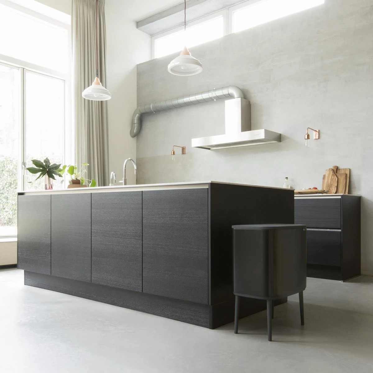 Brabantia Bo Touch Bin Afvalemmer 3 X 11 L - Zwart - Afbeelding 13