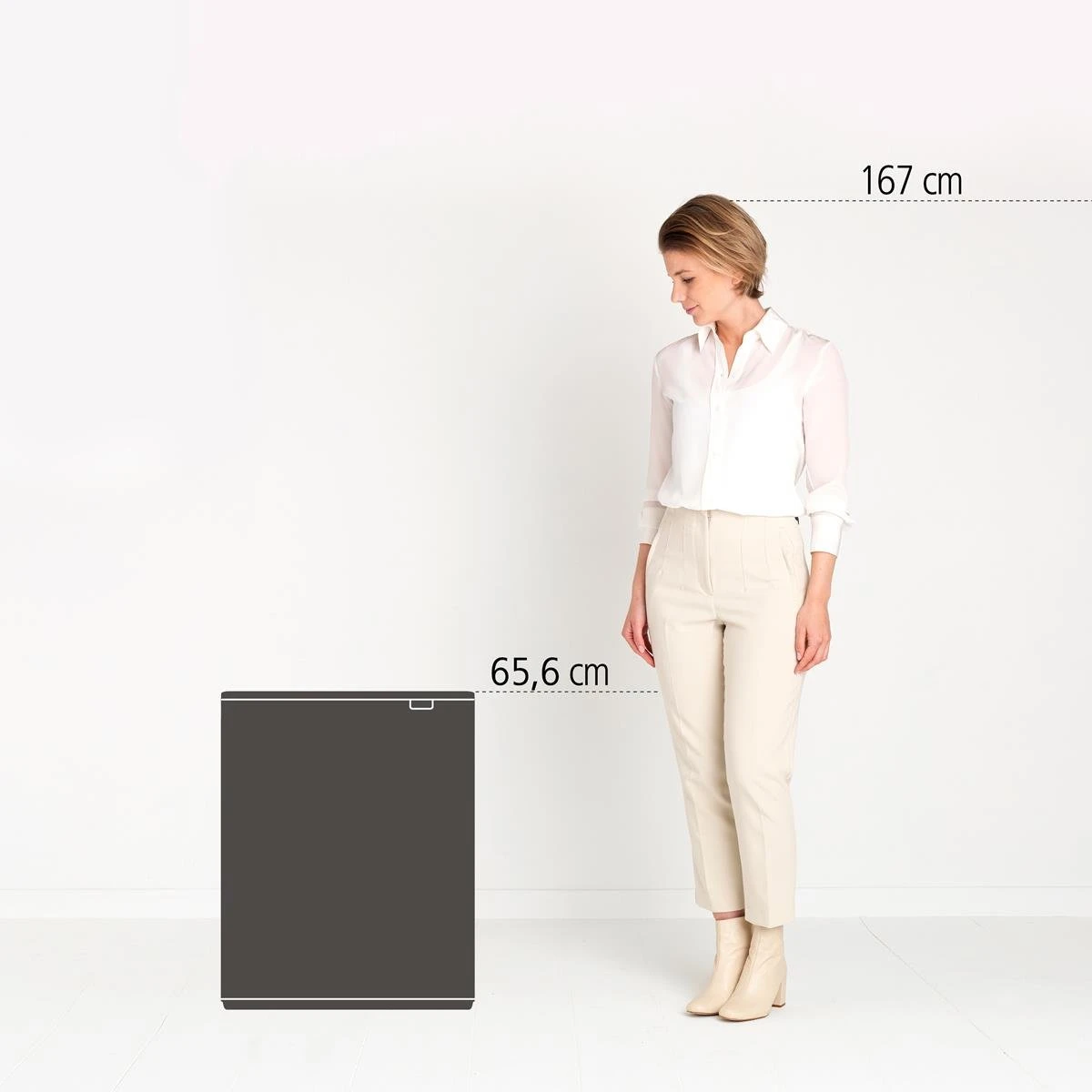 Brabantia Bo Touch Bin 2 X 30 L - Vingerafdrukvrij - Zilver - Afbeelding 3