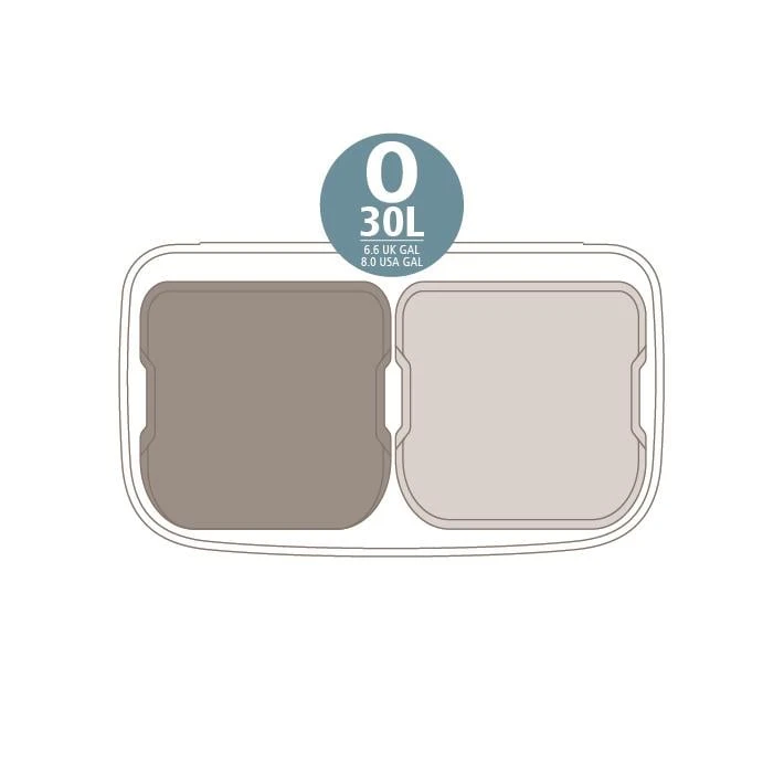 Brabantia Bo Touch Bin 2 X 30 L - Vingerafdrukvrij - Zilver - Afbeelding 10