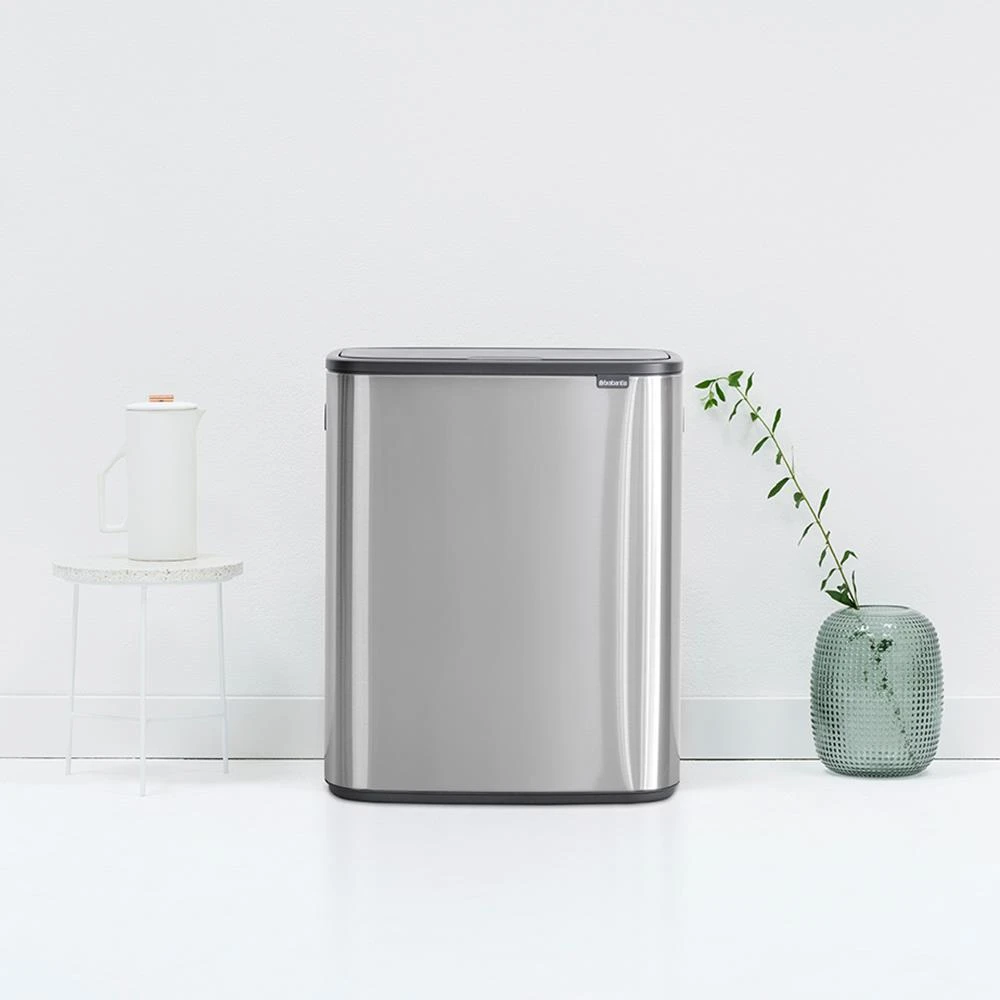 Brabantia Bo Touch Bin 2 X 30 L - Vingerafdrukvrij - Zilver - Afbeelding 16