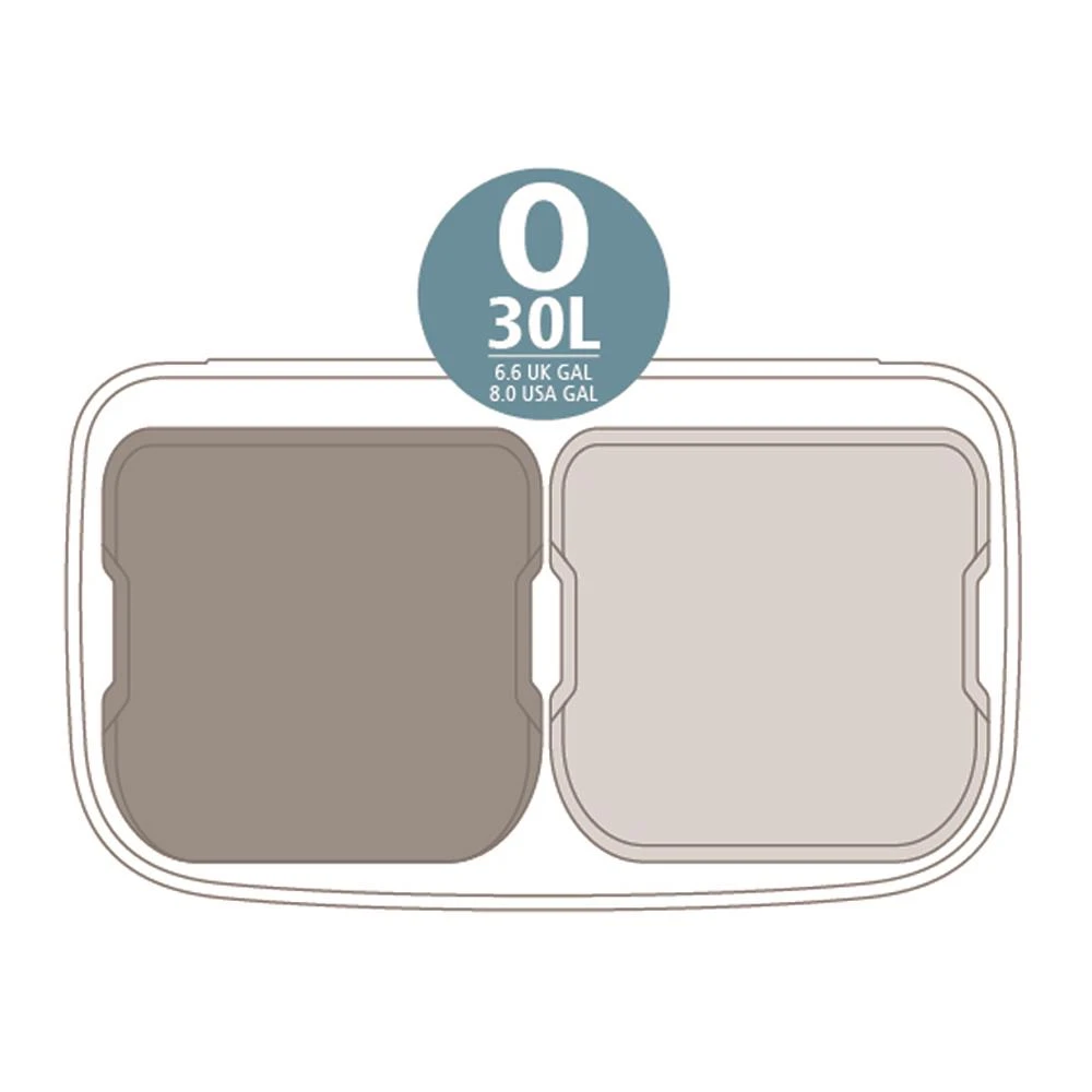 Brabantia Bo Touch Bin 2 X 30 L - Pine Green - Afbeelding 10