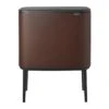 Brabantia Bo Touch Bin Afvalemmer 11 + 23 L - Mineral Cosy Brown