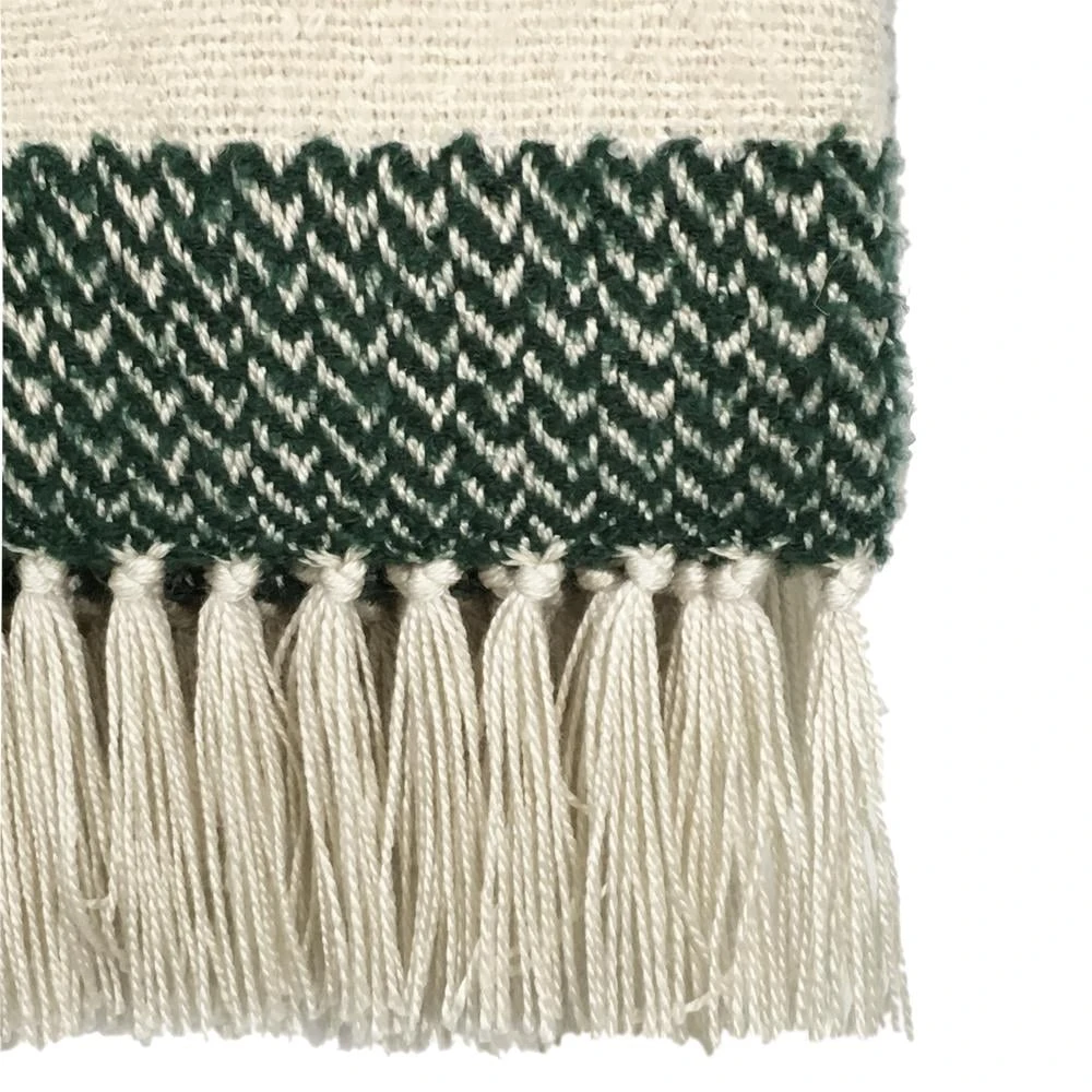 Malagoon Sahara Grainy Green Plaid 125 X 150 Cm - Afbeelding 3