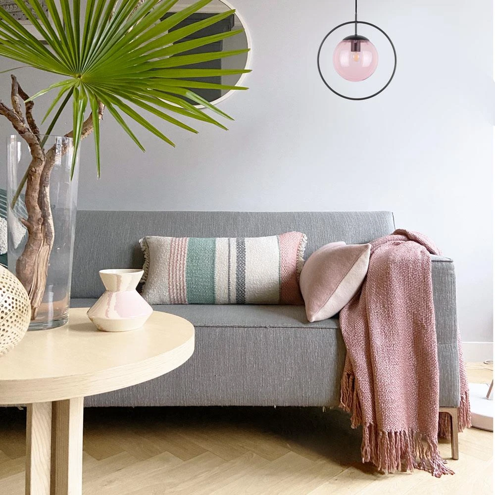 Malagoon Double Faced Gerecycled Wol Plaid 170 X 131 Cm - Afbeelding 2