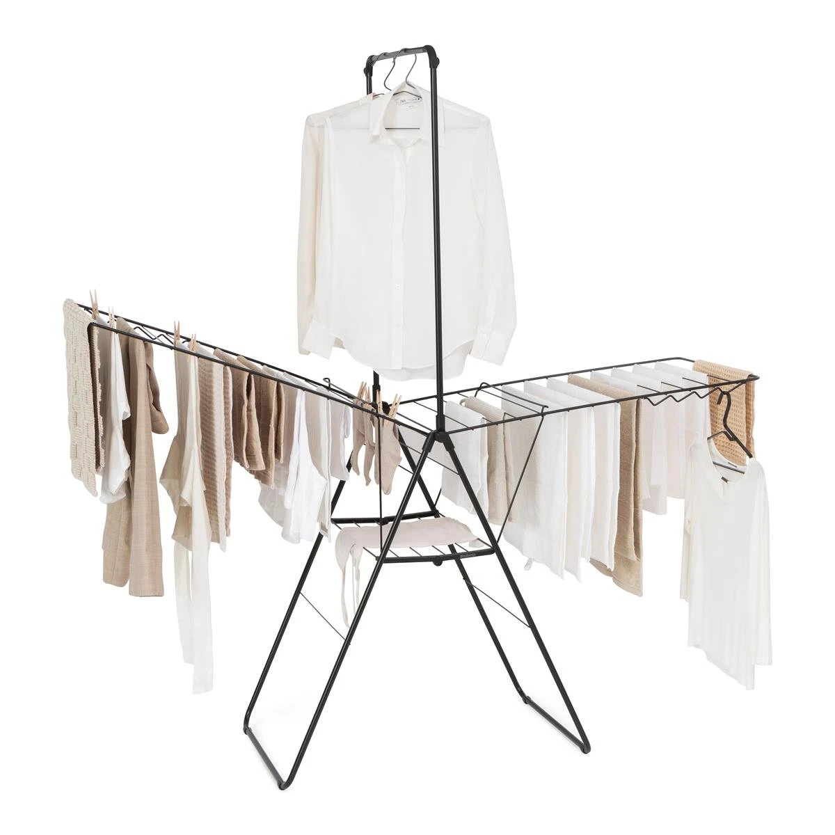 Brabantia HangOn Droogrek 25 Meter - Matt Black - Afbeelding 3