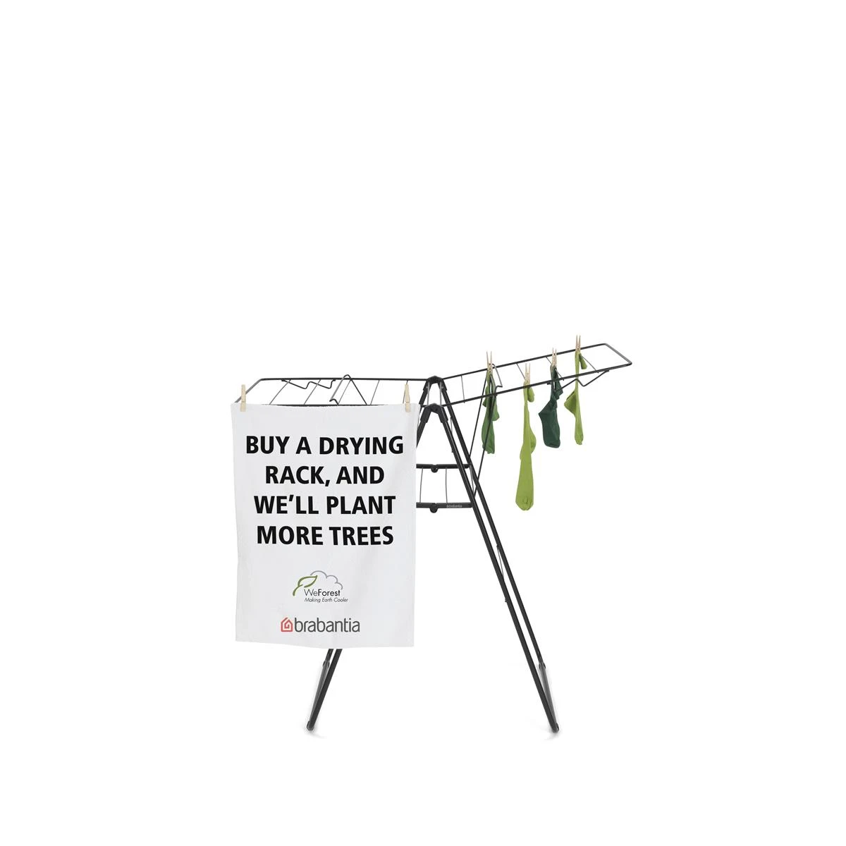 Brabantia HangOn Droogrek 15 Meter - Matt Black - Afbeelding 16