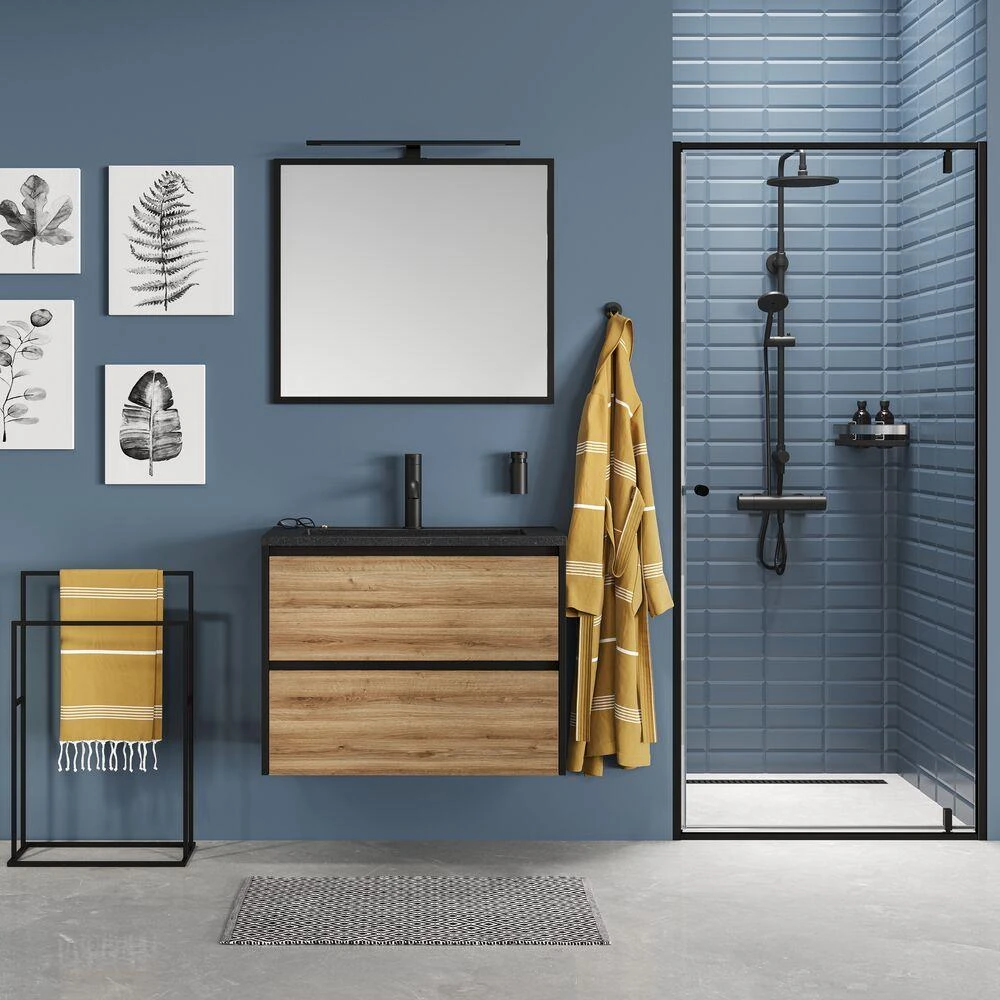 Sealskin Carré Handdoekrek - Zwart - Afbeelding 3