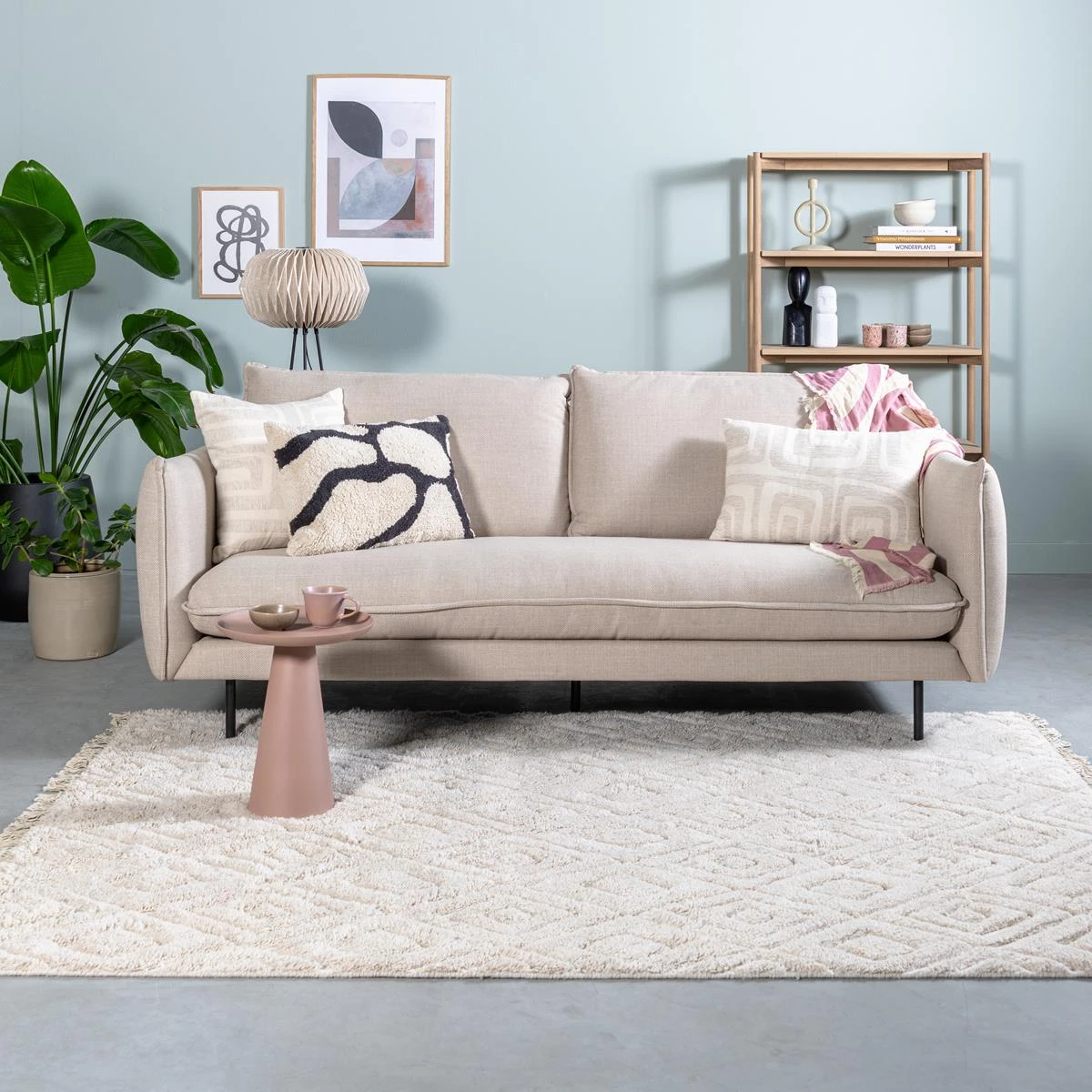 By FonQ Serene 3-zitsbank - Beige - Afbeelding 2