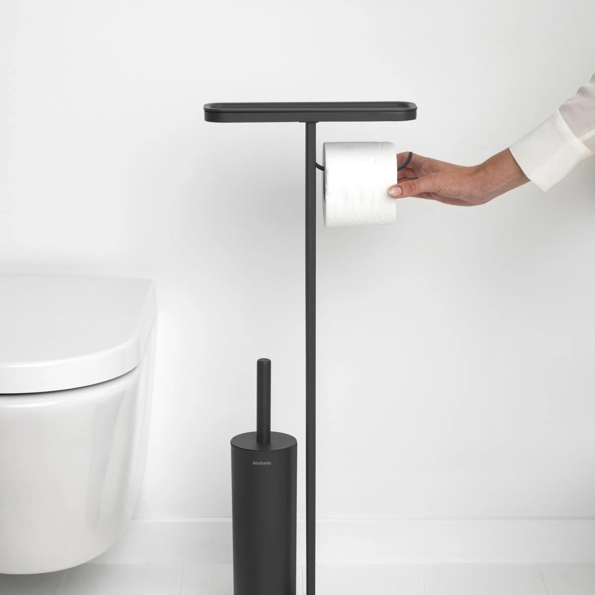 Brabantia MindSet Toiletbutler - Mineral Infinite Grey - Afbeelding 6