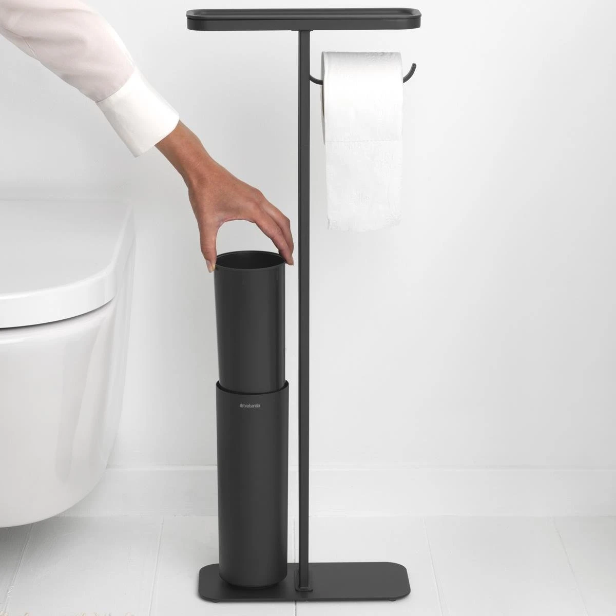 Brabantia MindSet Toiletbutler - Mineral Infinite Grey - Afbeelding 8