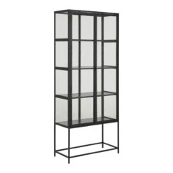 MOOS Jaxon Vitrinekast - Zwart