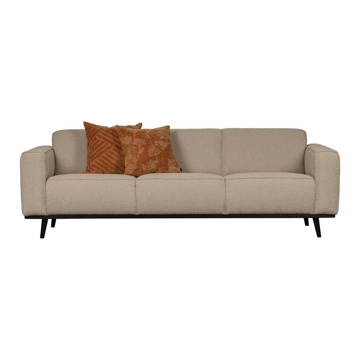 BePureHome Statement 3-zitsbank - Bouclé - Beige - Afbeelding 3