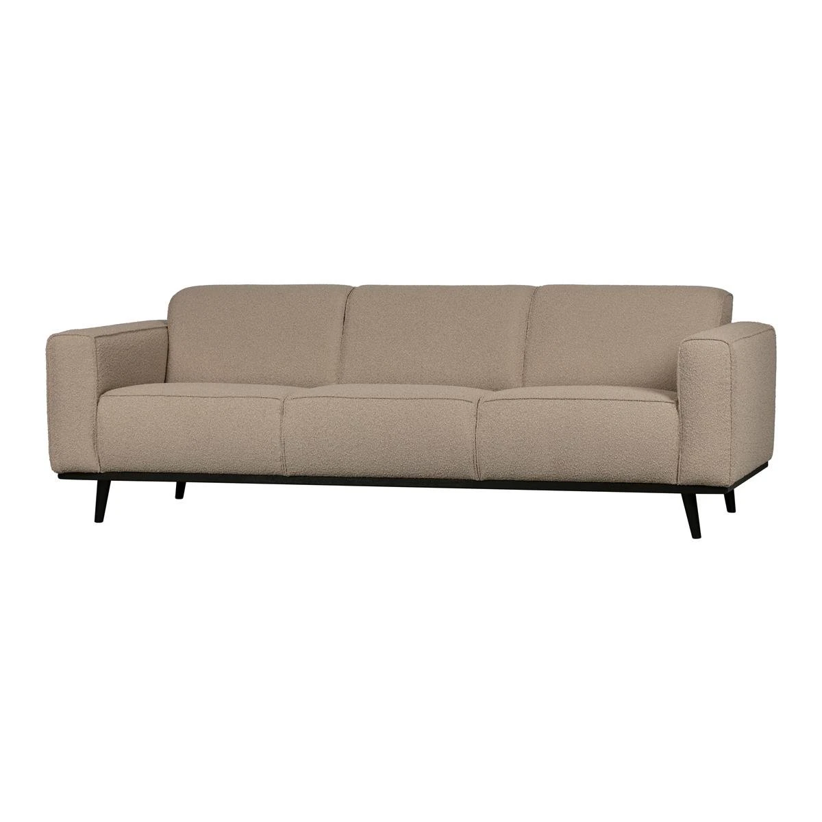 BePureHome Statement 3-zitsbank - Bouclé - Beige - Afbeelding 4