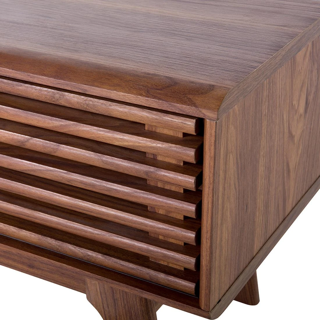 Beliani - TOLEDO - TV-meubel - Donkere Houtkleur - MDF - Afbeelding 10