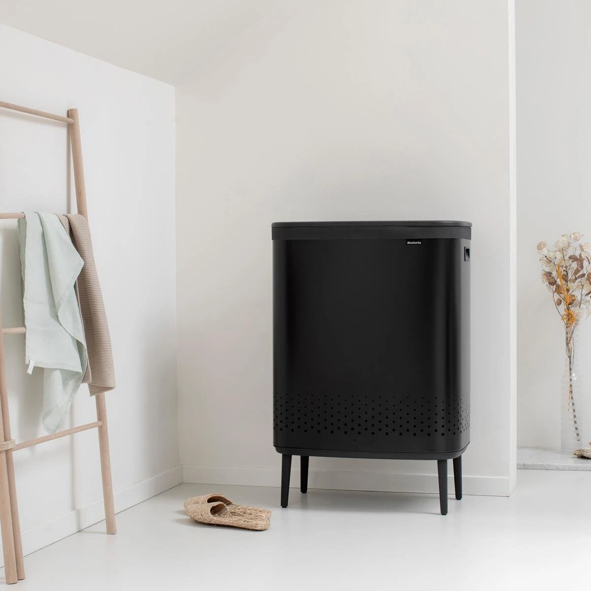 Brabantia Bo Hi Wasbox 2 X 45 L - Matt Black - Afbeelding 10