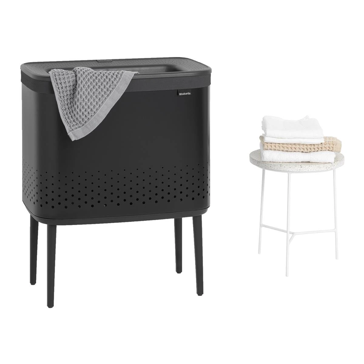 Brabantia Bo Wasbox 60 L - Mat Black - Afbeelding 7