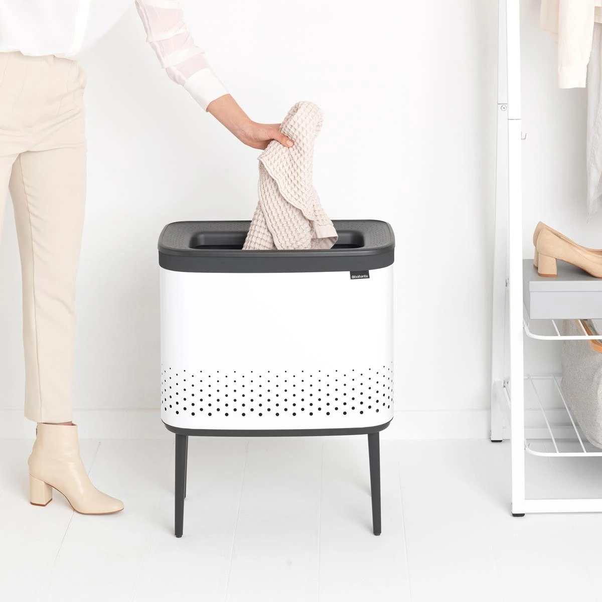 Brabantia Bo Wasbox 60 L - White - Afbeelding 11