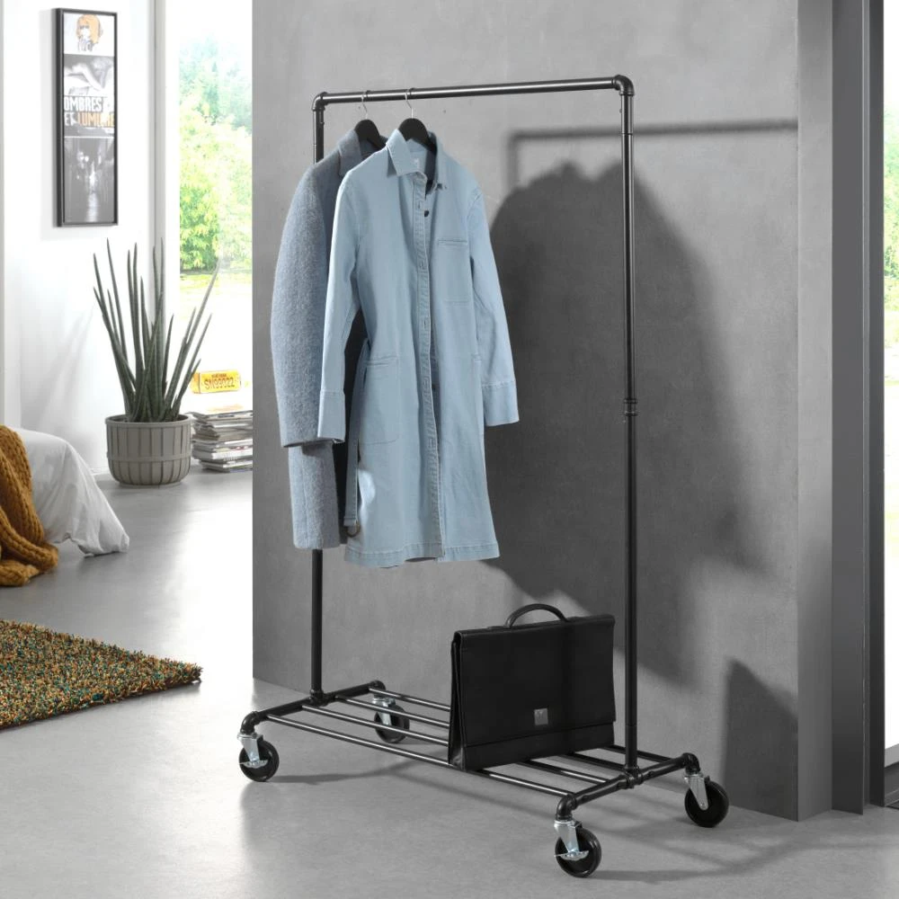 ACAZA Kledingrek Zwart - Afbeelding 4