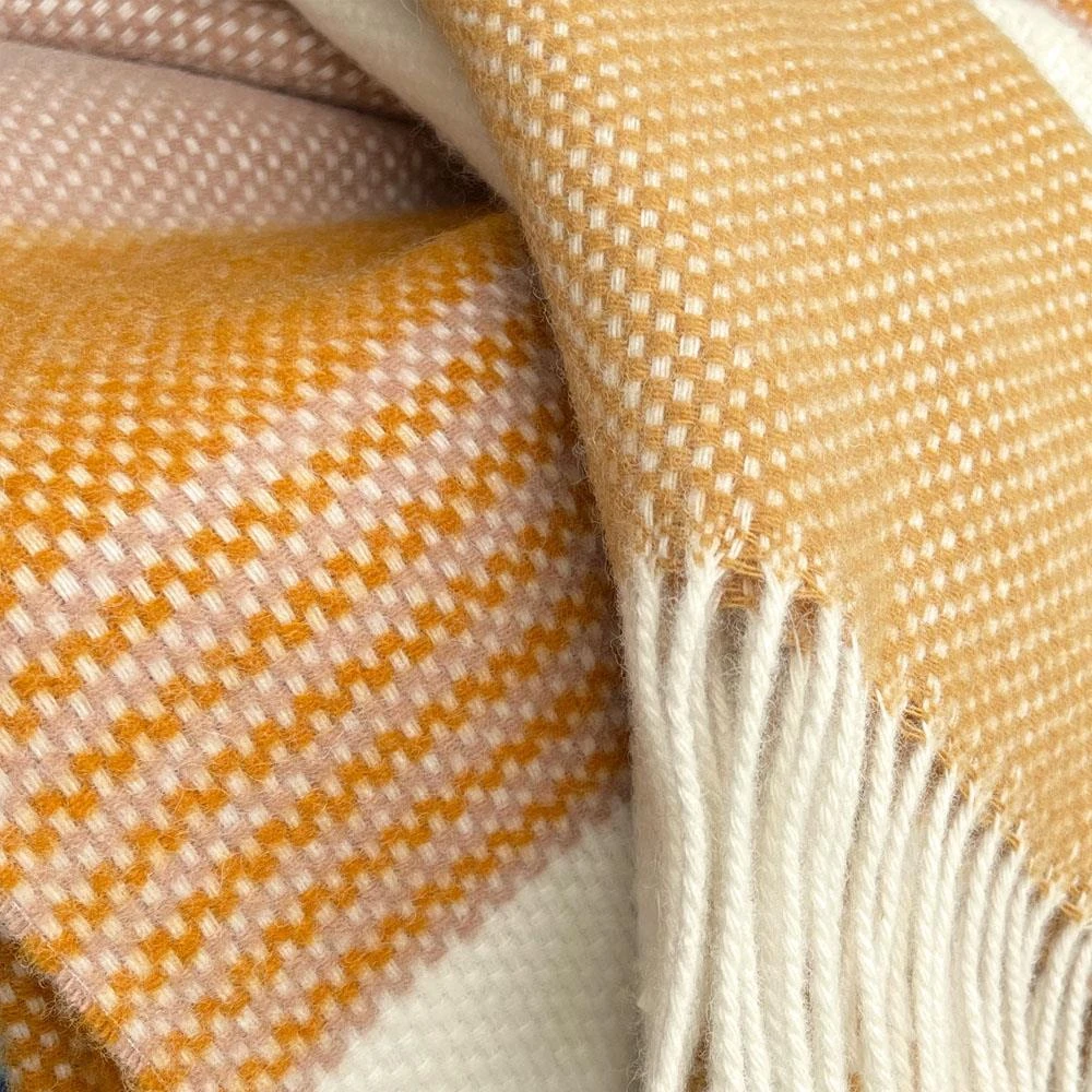 Malagoon Festivity Wool Plaid - Yellow - Afbeelding 3