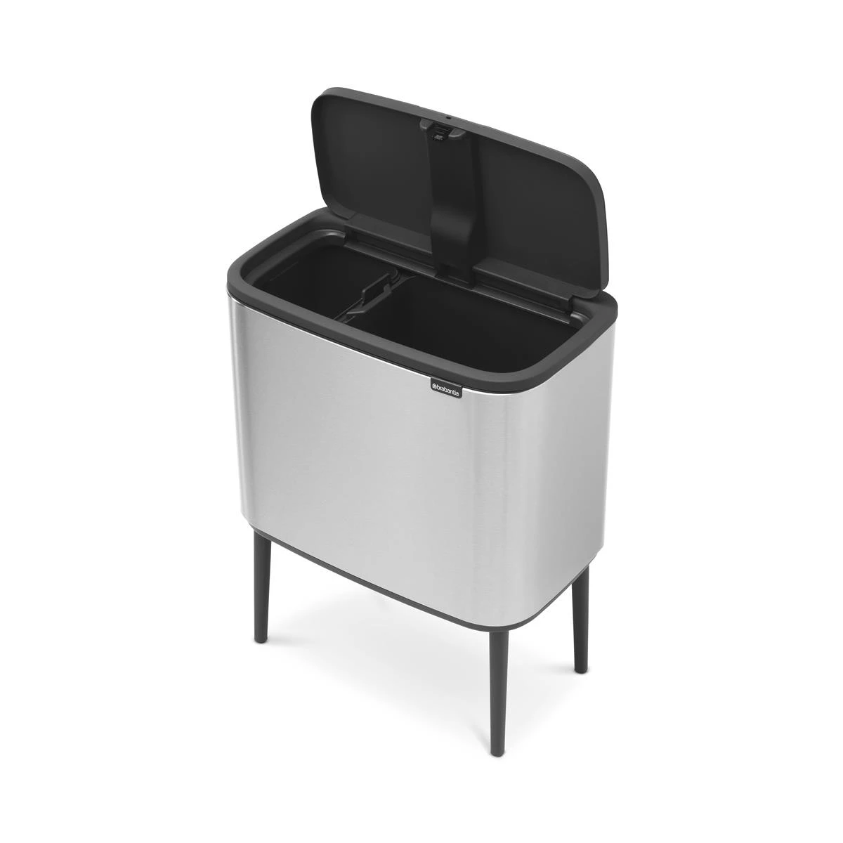Brabantia Bo Touch Bin Afvalemmer 11 + 23 L - Vingerafdrukvrij - Zilver - Afbeelding 8