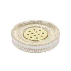 Kave Home - Zeepbakje Christell Van Goudkleurig Glas