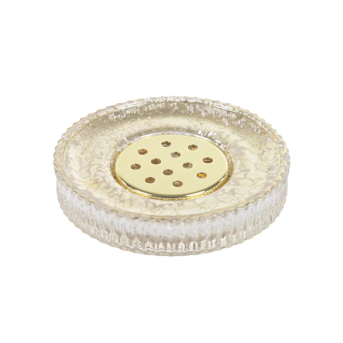 Kave Home - Zeepbakje Christell Van Goudkleurig Glas