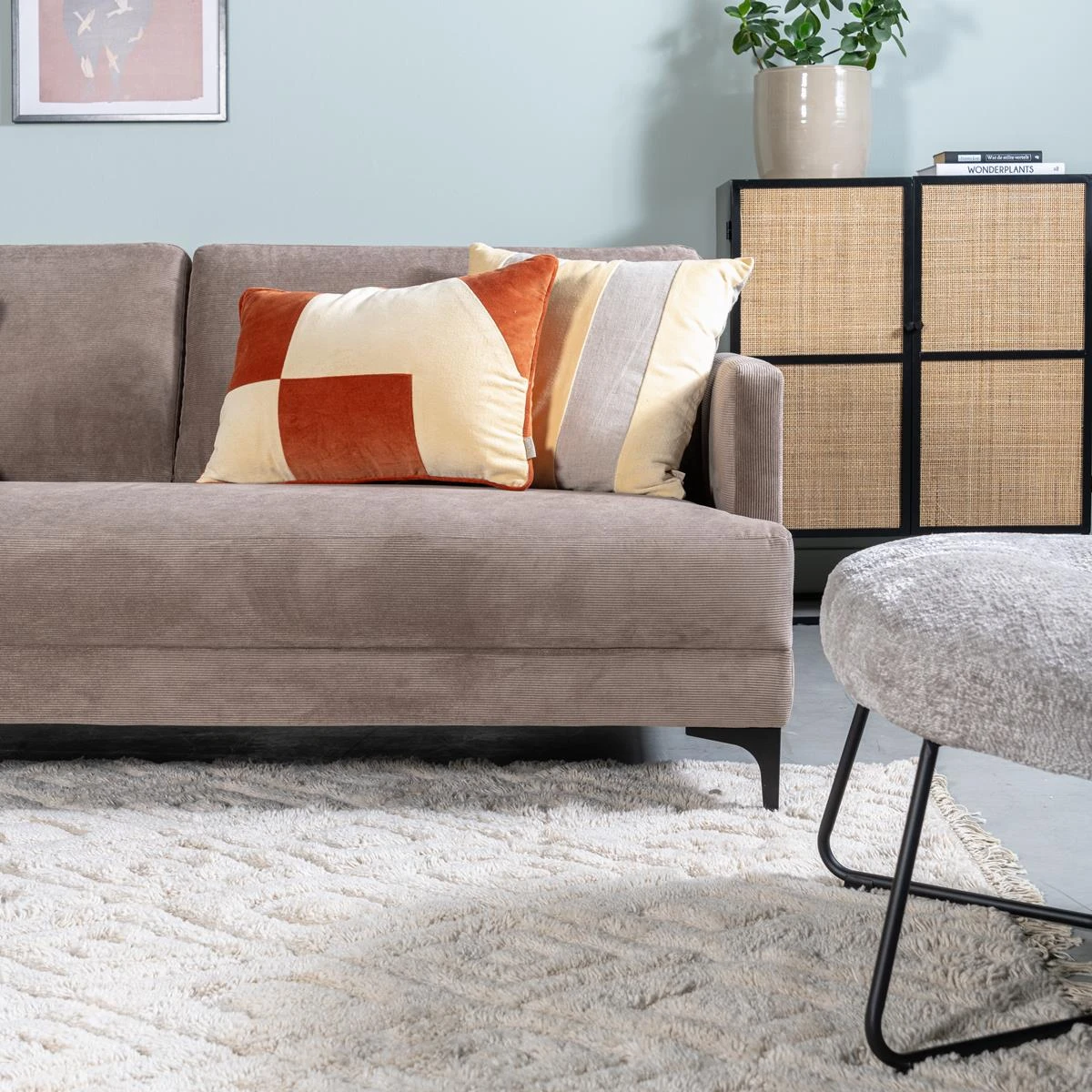 MOOS Kaj 3-zitsbank - Bruin - Afbeelding 8