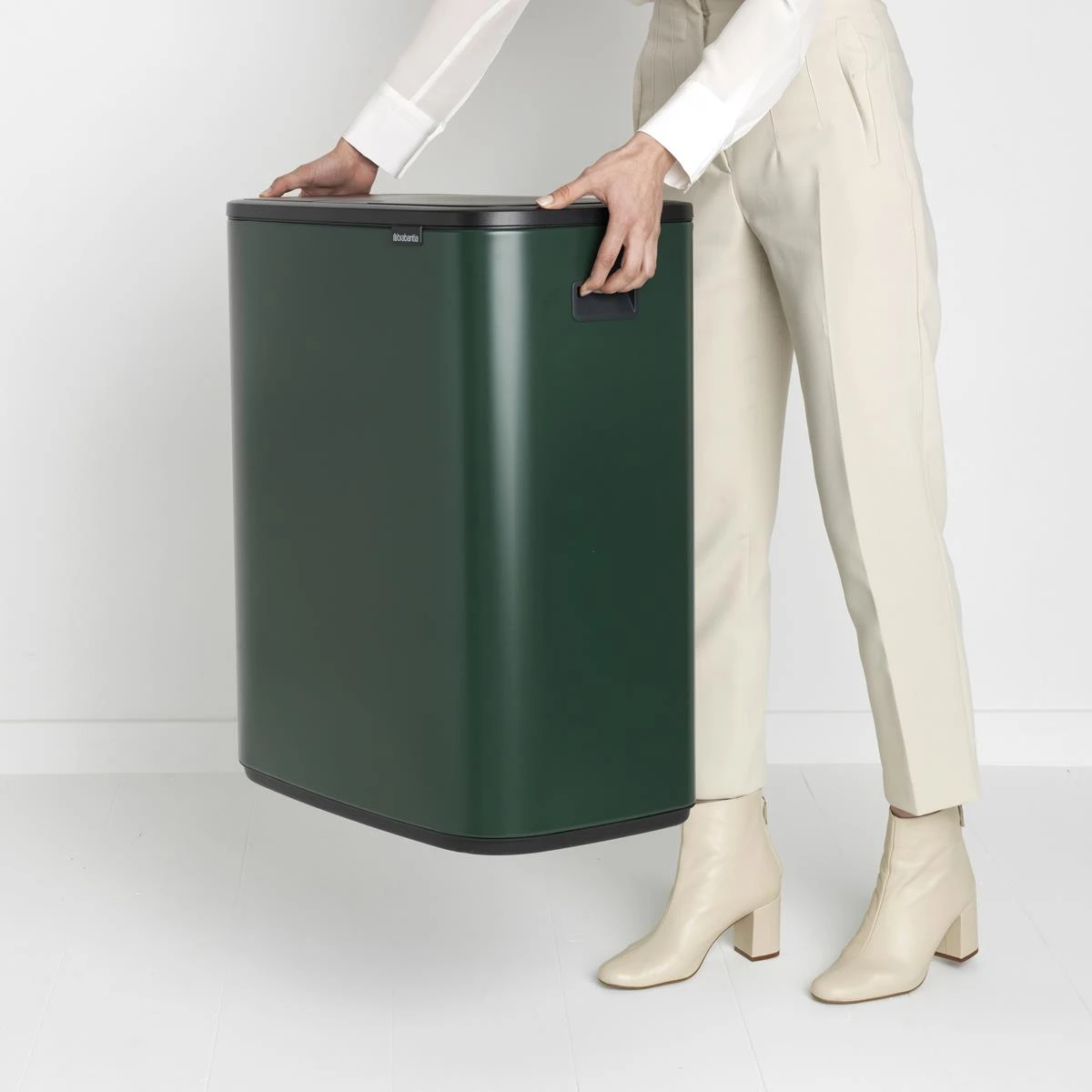 Brabantia Bo Touch Bin 2 X 30 L - Pine Green - Afbeelding 12