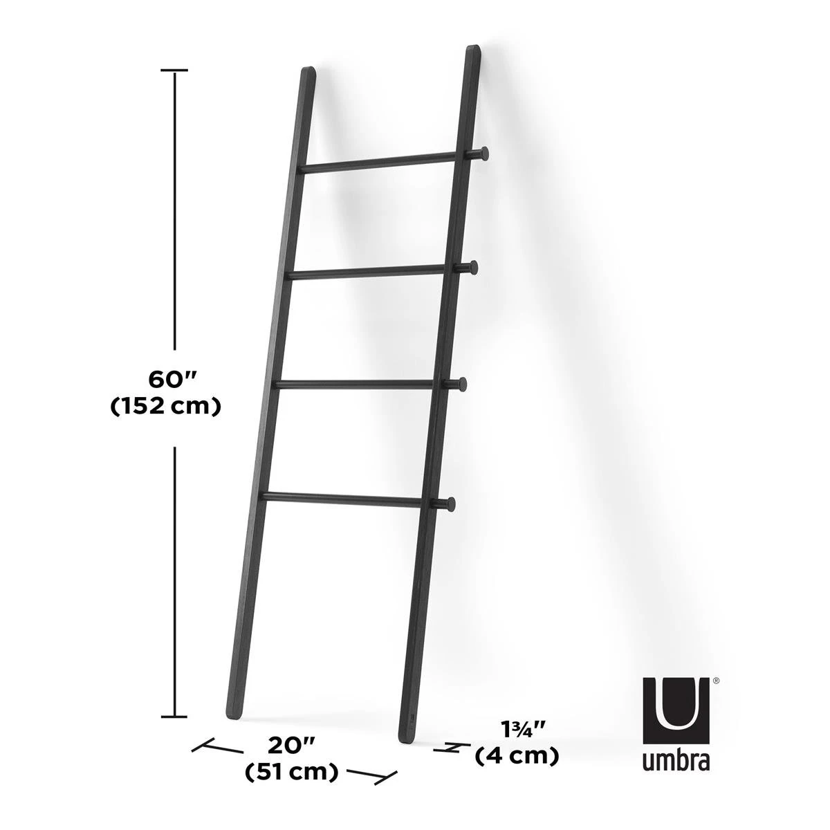 Umbra Leana Ladder H 152 - Zwart - Afbeelding 12