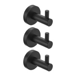 QUVIO Handdoekhouder - Staal - Set Van 3