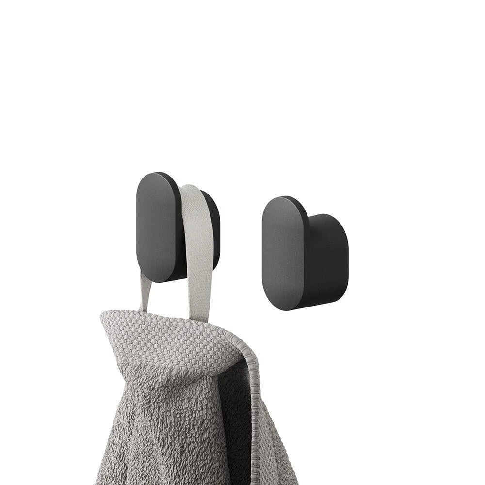 Tiger Carv Handdoekhaak 2 St. - Zwart - Afbeelding 4